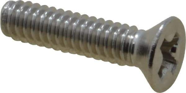 Value Collection - #2-56 UNC, 3/8" OAL Phillips Drive Machine Screw - Flat Head, Grade 18-8 Stainless Steel, Uncoated, Without Washer - Exact Tool & Supply