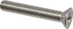 Value Collection - #10-32 UNF, 1-1/4" OAL Phillips Drive Machine Screw - Flat Head, Grade 18-8 Stainless Steel, Uncoated, Without Washer - Exact Tool & Supply