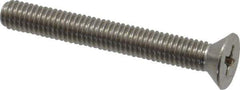 Value Collection - #10-32 UNF, 1-1/2" OAL Phillips Drive Machine Screw - Flat Head, Grade 18-8 Stainless Steel, Uncoated, Without Washer - Exact Tool & Supply