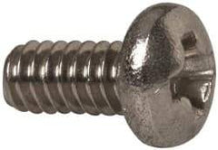 Value Collection - #2-56 UNC, 3/16" Length Under Head Phillips Drive Machine Screw - Pan Head, Grade 18-8 Stainless Steel, Uncoated, Without Washer - Exact Tool & Supply