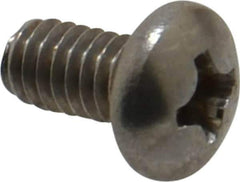 Value Collection - #8-32 UNC, 5/16" Length Under Head Phillips Drive Machine Screw - Pan Head, Grade 18-8 Stainless Steel, Uncoated, Without Washer - Exact Tool & Supply