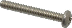 Value Collection - #8-32 UNC, 1-1/4" Length Under Head Phillips Drive Machine Screw - Pan Head, Grade 18-8 Stainless Steel, Uncoated, Without Washer - Exact Tool & Supply