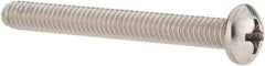 Value Collection - #8-32 UNC, 1-1/2" Length Under Head Phillips Drive Machine Screw - Pan Head, Grade 18-8 Stainless Steel, Uncoated, Without Washer - Exact Tool & Supply