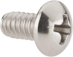 Value Collection - #10-24 UNC, 3/8" Length Under Head Phillips Drive Machine Screw - Pan Head, Grade 18-8 Stainless Steel, Uncoated, Without Washer - Exact Tool & Supply