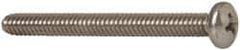 Value Collection - #10-24 UNC, 2" Length Under Head Phillips Drive Machine Screw - Pan Head, Grade 18-8 Stainless Steel, Uncoated, Without Washer - Exact Tool & Supply