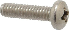Value Collection - 1/4-20 UNC, 1" Length Under Head Phillips Drive Machine Screw - Pan Head, Grade 18-8 Stainless Steel, Uncoated, Without Washer - Exact Tool & Supply