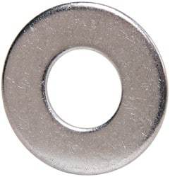 Value Collection - 1/2" Screw, Grade 316 Stainless Steel Standard Flat Washer - 17/32" ID x 1-1/16" OD, 0.095" Thick - Exact Tool & Supply
