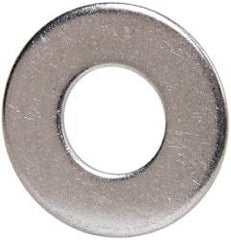 Value Collection - 1/2" Screw, Grade 316 Stainless Steel Standard Flat Washer - 17/32" ID x 1-1/16" OD, 0.095" Thick - Exact Tool & Supply