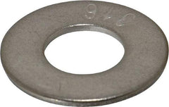 Value Collection - 3/4" Screw, Grade 316 Stainless Steel Standard Flat Washer - 13/16" ID x 2" OD, 0.148" Thick - Exact Tool & Supply