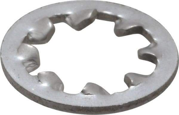 Value Collection - #12 Screw, 0.394" ID, Stainless Steel Internal Tooth Lock Washer - 0.41" OD, Grade 410 - Exact Tool & Supply