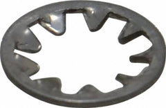 Value Collection - 1/4" Screw, 0.267" ID, Stainless Steel Internal Tooth Lock Washer - 0.478" OD, Grade 410 - Exact Tool & Supply