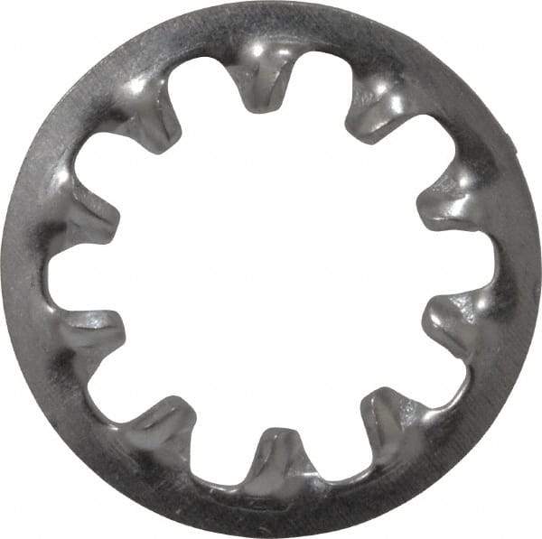 Value Collection - 3/8" Screw, 0.398" ID, Stainless Steel Internal Tooth Lock Washer - 0.692" OD, Grade 410 - Exact Tool & Supply