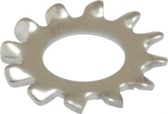 Value Collection - #12 Screw, 0.231" ID, Stainless Steel External Tooth Lock Washer - 0.475" OD, Grade 410 - Exact Tool & Supply