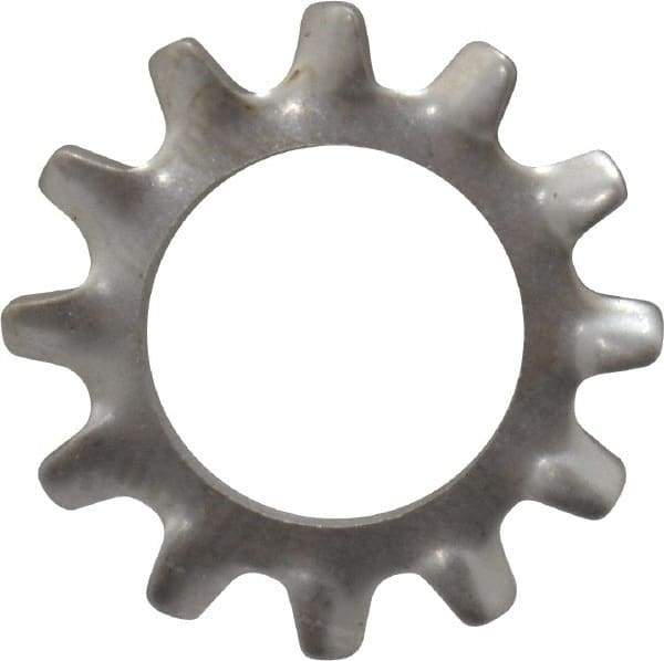 Value Collection - 3/8" Screw, 0.398" ID, Stainless Steel External Tooth Lock Washer - 0.692" OD, Grade 410 - Exact Tool & Supply