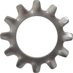 Value Collection - 3/8" Screw, 0.398" ID, Stainless Steel External Tooth Lock Washer - 0.692" OD, Grade 410 - Exact Tool & Supply