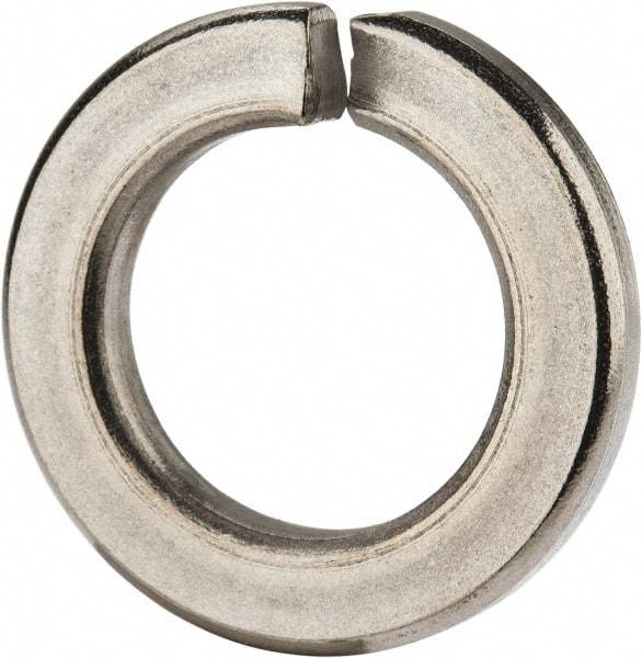 Value Collection - 1", 1/4" Thick Split Lock Washer - 316 Stainless Steel, 1.003" Min ID, 1.024" Max ID, 0.109" Min OD, 1.656" Max OD - Exact Tool & Supply