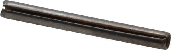 Made in USA - 1/16" Diam x 5/8" Long Slotted Spring Pin - Grade 420 Stainless Steel, Bright Finish - Exact Tool & Supply