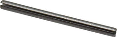 Value Collection - 1/16" Diam x 7/8" Long Slotted Spring Pin - Grade 420 Stainless Steel, Bright Finish - Exact Tool & Supply
