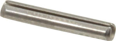 Value Collection - 5/64" Diam x 1/2" Long Slotted Spring Pin - Grade 420 Stainless Steel, Bright Finish - Exact Tool & Supply