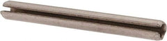 Made in USA - 5/64" Diam x 3/4" Long Slotted Spring Pin - Grade 420 Stainless Steel, Bright Finish - Exact Tool & Supply