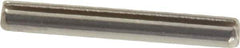 Made in USA - 3/32" Diam x 3/4" Long Slotted Spring Pin - Grade 420 Stainless Steel, Bright Finish - Exact Tool & Supply