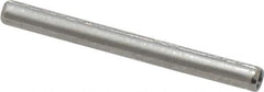 Made in USA - 3/32" Diam x 1" Long Slotted Spring Pin - Grade 420 Stainless Steel, Bright Finish - Exact Tool & Supply
