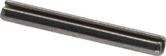 Made in USA - 1/8" Diam x 1" Long Slotted Spring Pin - Grade 420 Stainless Steel, Bright Finish - Exact Tool & Supply