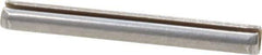 Made in USA - 1/8" Diam x 1-1/8" Long Slotted Spring Pin - Grade 420 Stainless Steel, Bright Finish - Exact Tool & Supply