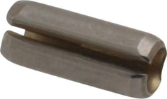 Value Collection - 5/32" Diam x 3/8" Long Slotted Spring Pin - Grade 420 Stainless Steel, Bright Finish - Exact Tool & Supply