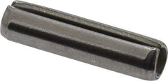 Made in USA - 5/32" Diam x 5/8" Long Slotted Spring Pin - Grade 420 Stainless Steel, Bright Finish - Exact Tool & Supply