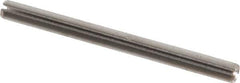 Made in USA - 5/32" Diam x 2" Long Slotted Spring Pin - Grade 420 Stainless Steel, Bright Finish - Exact Tool & Supply