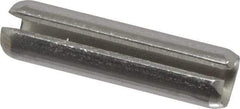 Made in USA - 3/16" Diam x 3/4" Long Slotted Spring Pin - Grade 420 Stainless Steel, Bright Finish - Exact Tool & Supply
