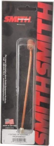 Miller-Smith - 1 Piece Heating Torch Tip - Tip Number 2, Propane , Natural Gas, For Use with Smith Equipment Little Torch - Exact Tool & Supply
