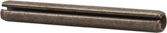 Made in USA - 3/16" Diam x 1-1/2" Long Slotted Spring Pin - Grade 420 Stainless Steel, Bright Finish - Exact Tool & Supply