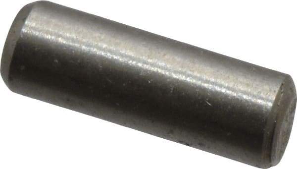 Value Collection - 1/16" Diam x 3/16" Pin Length 18-8 Stainless Steel Standard Dowel Pin - Bright Finish - Exact Tool & Supply