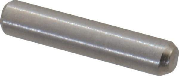 Value Collection - 1/16" Diam x 5/16" Pin Length 18-8 Stainless Steel Standard Dowel Pin - Bright Finish - Exact Tool & Supply