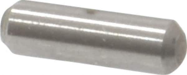 Value Collection - 3/32" Diam x 5/16" Pin Length 18-8 Stainless Steel Standard Dowel Pin - Bright Finish - Exact Tool & Supply