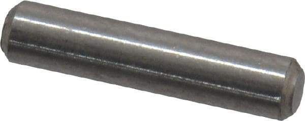 Value Collection - 3/32" Diam x 7/16" Pin Length 18-8 Stainless Steel Standard Dowel Pin - Bright Finish - Exact Tool & Supply