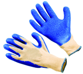 Heavy Duty Latex Coated Gloves - Large (dozen pair) - Exact Tool & Supply