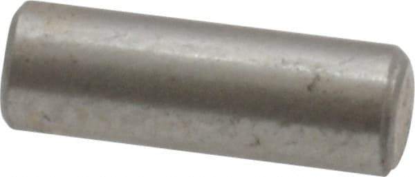 Value Collection - 1/8" Diam x 3/8" Pin Length 18-8 Stainless Steel Standard Dowel Pin - Bright Finish - Exact Tool & Supply