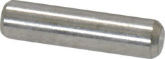 Value Collection - 1/8" Diam x 1/2" Pin Length 18-8 Stainless Steel Standard Dowel Pin - Bright Finish - Exact Tool & Supply