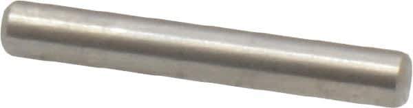 Value Collection - 1/8" Diam x 7/8" Pin Length 18-8 Stainless Steel Standard Dowel Pin - Bright Finish - Exact Tool & Supply