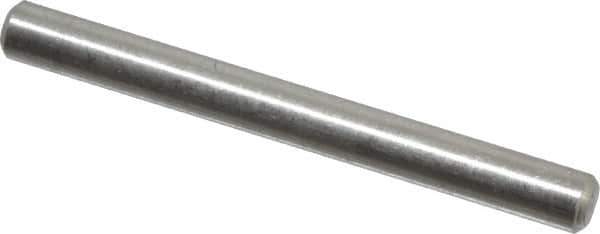 Value Collection - 1/8" Diam x 1-1/4" Pin Length 18-8 Stainless Steel Standard Dowel Pin - Bright Finish - Exact Tool & Supply