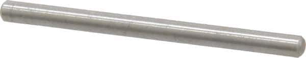 Value Collection - 1/8" Diam x 1-3/4" Pin Length 18-8 Stainless Steel Standard Dowel Pin - Bright Finish - Exact Tool & Supply
