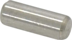 Value Collection - 3/16" Diam x 1/2" Pin Length 18-8 Stainless Steel Standard Dowel Pin - Bright Finish - Exact Tool & Supply