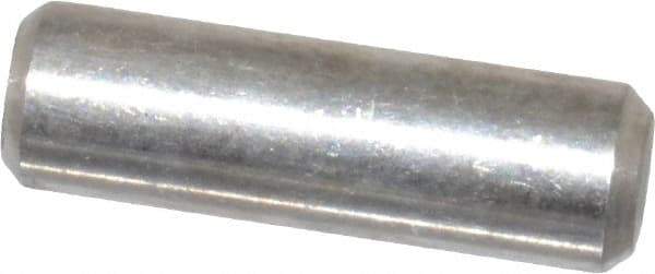 Value Collection - 3/16" Diam x 5/8" Pin Length 18-8 Stainless Steel Standard Dowel Pin - Bright Finish - Exact Tool & Supply