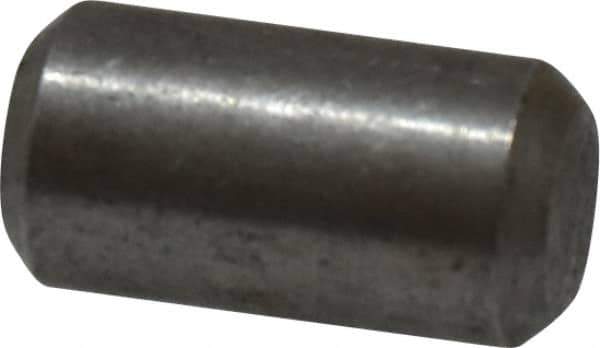 Value Collection - 1/4" Diam x 1/2" Pin Length 18-8 Stainless Steel Standard Dowel Pin - Bright Finish - Exact Tool & Supply