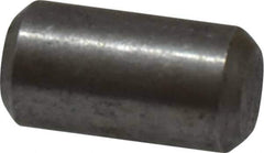 Value Collection - 1/4" Diam x 1/2" Pin Length 18-8 Stainless Steel Standard Dowel Pin - Bright Finish - Exact Tool & Supply