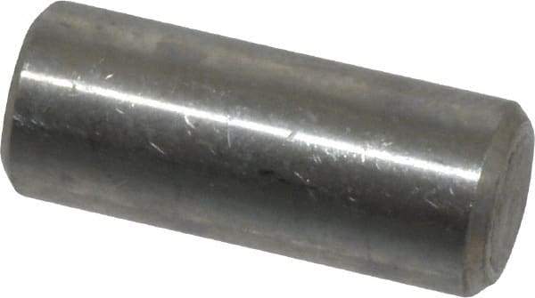 Value Collection - 1/4" Diam x 5/8" Pin Length 18-8 Stainless Steel Standard Dowel Pin - Bright Finish - Exact Tool & Supply