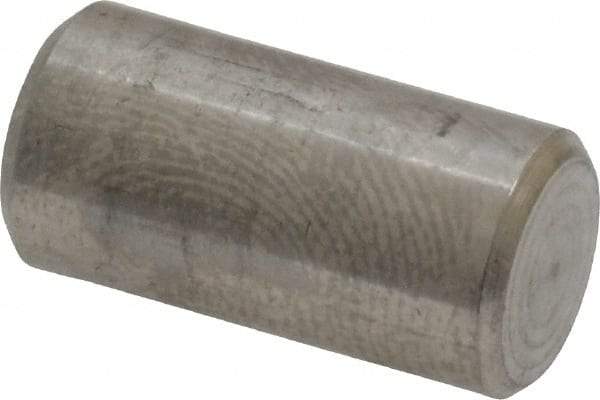 Value Collection - 3/8" Diam x 3/4" Pin Length 18-8 Stainless Steel Standard Dowel Pin - Bright Finish - Exact Tool & Supply
